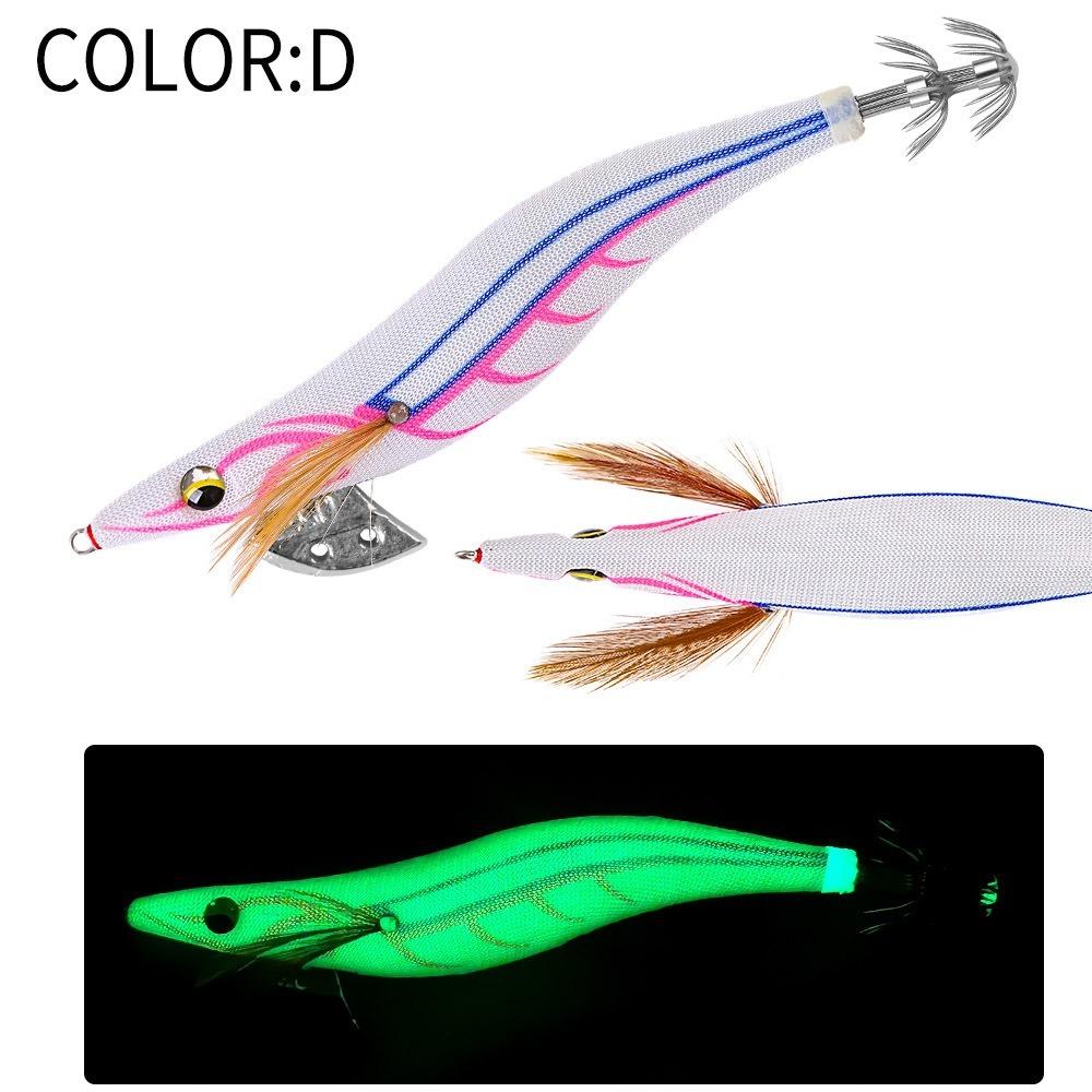 Japan Style Fishing Squid Jig Light Cloth Egi Octopus Bait Lure Shrimp Bait  Saltwater Fishing