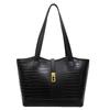 Large Capacity Portable Tote Bag Women's New Contrasting Color Fashion Commuter Shoulder Armpit Bag