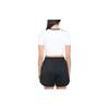 Adidas Originals Three-Stripe Short Sleeve Cropped T-Shirt Women White