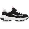 Skechers I Conik Synthetic Leather Low top Casual Shoes Black Pink Unisex 8701646L-BKNP