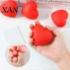 TPR Stress Ball Red Love Heart Squeeze Toy Relief Shape Reduction Gadget Sensory Fidget Decompression Tool Valentine's Day Gift Party Favors
