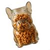 Y5JC Environmental Friendly Glass Pet Treat Canister Clear Scheme Party Rudiments