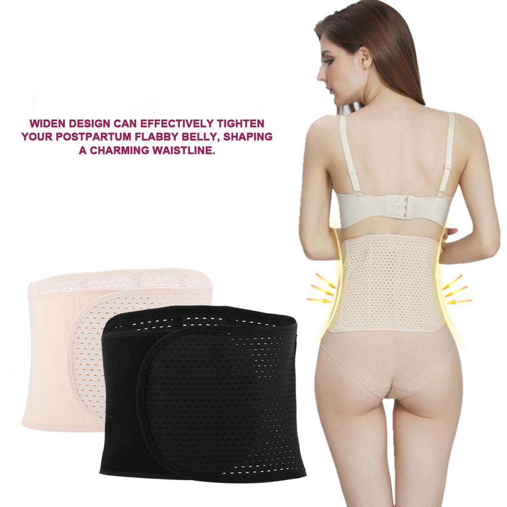 Women Belly Belt Elastic Waist Support Band Adjustable Waist Wrap Girdle