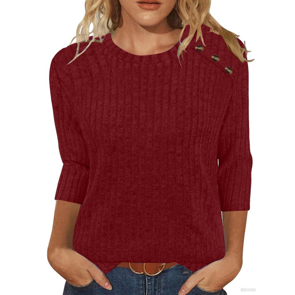 Ladies  And Winter Lazy  Loose And Comfortable Pullover Top