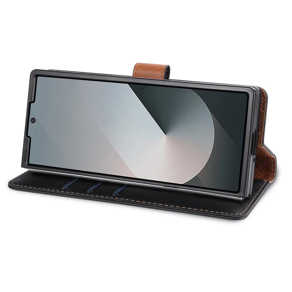 N.BEKUS CSJ-001 For Samsung Galaxy Z Fold6 5G Stand Case PU Leather Wallet Phone Cover