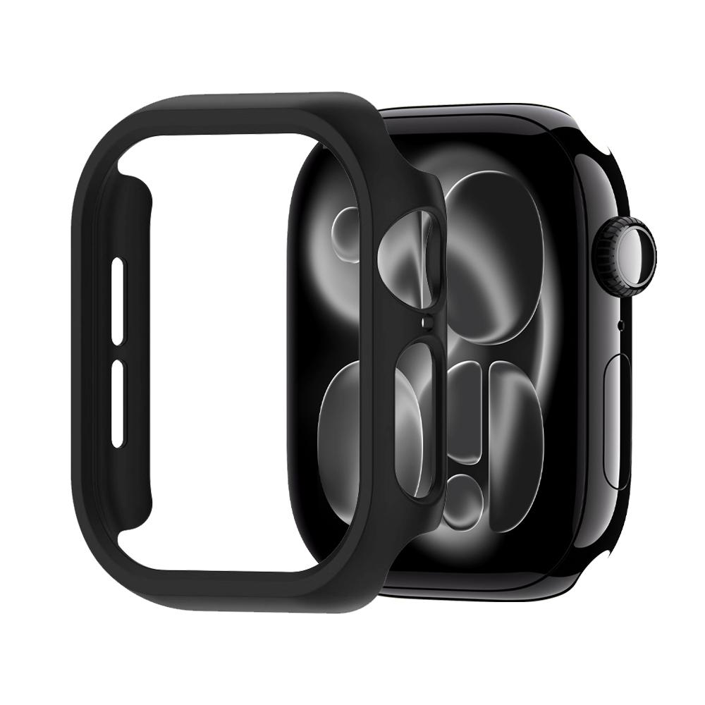 Schutzhülle für Apple Watch Case Serie 11 10 46mm 42mm Zubehör Smartwatch Schutz Hohl Hart-PC Stoßfänger iWatch 11 Schutz