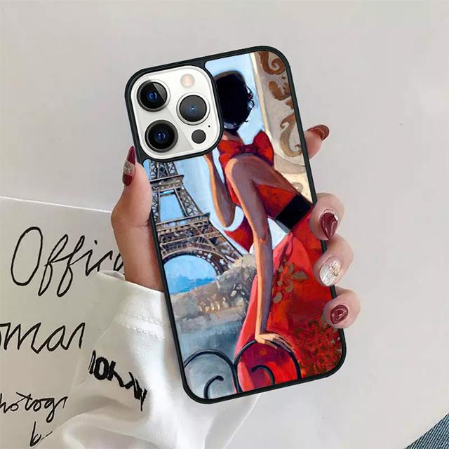 Romantic Paris Eiffel ToweR Coque Shell For iPhone 17 Air 15 16 14 13 12 Pro Max 11 Pro Max Plus Phone Case Cover