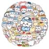 60 PCS Korean Style Cute Animal Stickers, Waterproof Vinyl Decals for Phone Case Cup Notebook Helmet Fridge Decor