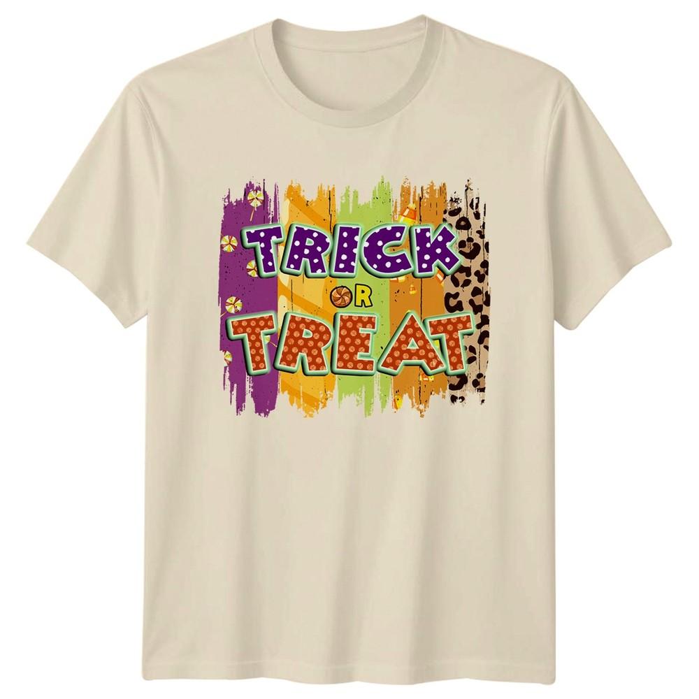 Trick Or Treat Unisexs TShirt Retro Trick or Treat Halloween Gift For Her