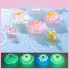 Charming Glowing Lotus Plants Resin Decor For Aquariums Eco Bottles