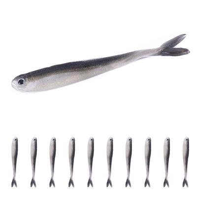 Vinilos Blandos Señuelos de Pesca de Silicona Montados Señuelo Blando Montado Señuelo de Natación para Lubina Montaje Aparejo para Agua Salada y Agua Dulce