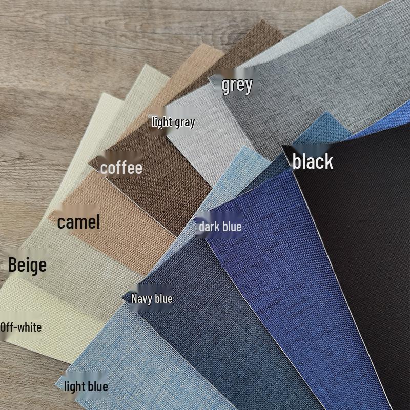 Linen-Like Self-Adhesive Cloth Repair Patch for Curtains & Tablecloths
