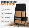 Portable Electrician Tool Belt Pouch With Tape Measure Hooks Elastic Straps Work Tool Storage Organizer
