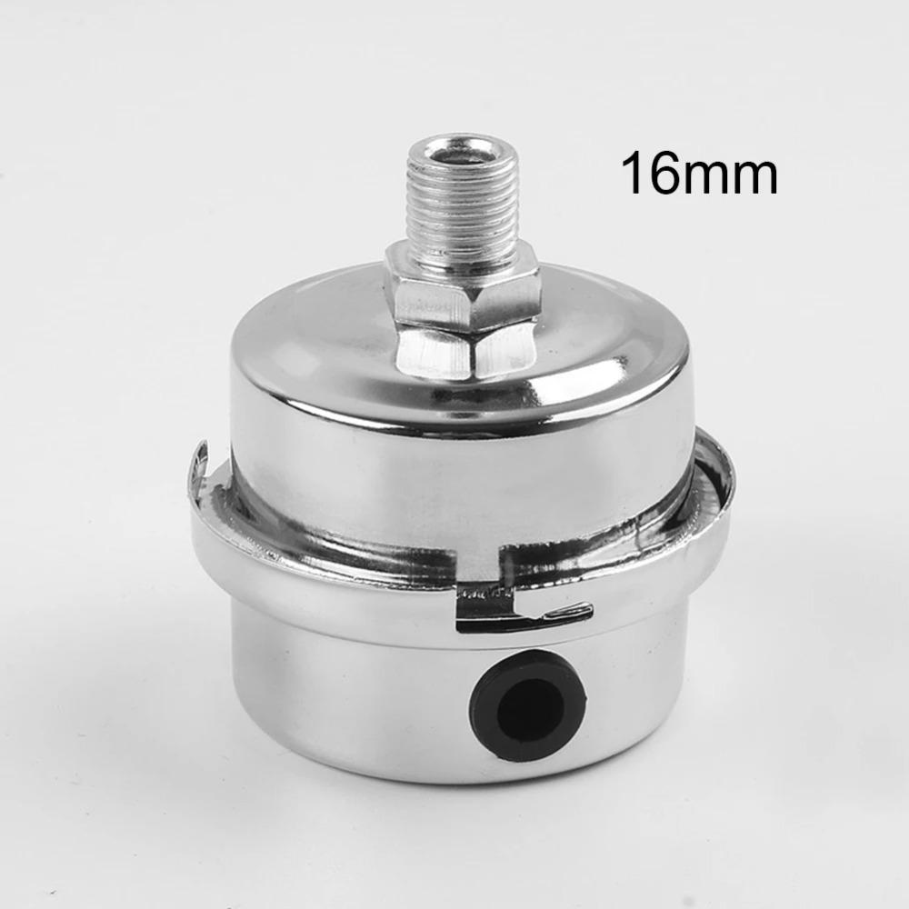 1 Stück 12,5 mm/16 mm/20 mm Luftkompressor Schalldämpfer G1/4 G3/8 G1/2 Tragbarer Geräuschfilter Metall Galvanik Luftkompressor Schalldämpfer