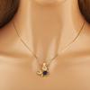 Nidin New Arrival Classic Crab Pendant Necklace for Women 4 Colors Cubic Zirconia Moon & Crab Choker Multicolor Fashion Jewelry
