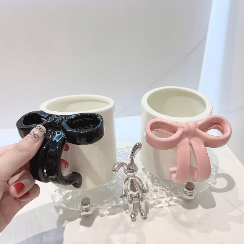 Ceramic Toothbrush Cup Stylish Home Use Couple Creative Minimalist Design Luxury Dental Care Set His and Hers Bathroom