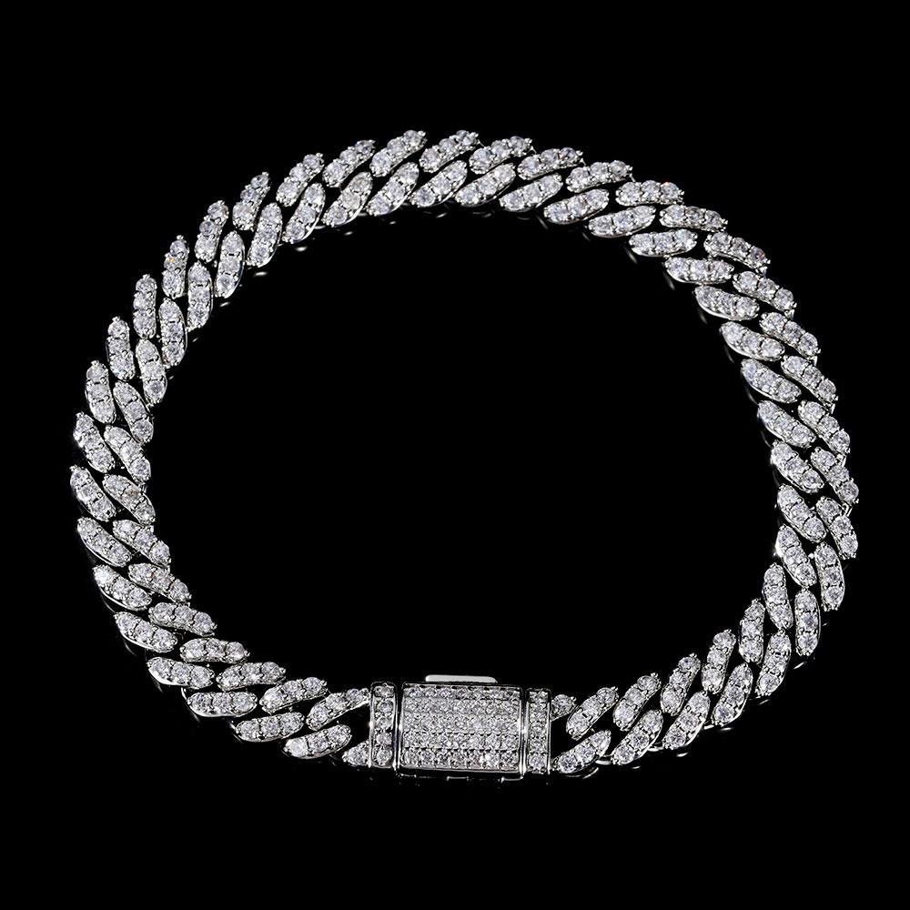 Hip Hop Jewelry 8mm Iced Out