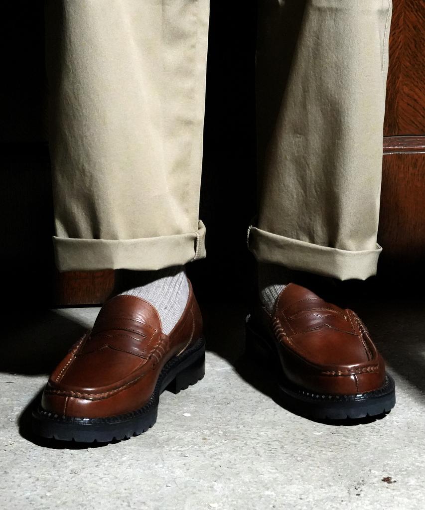 Custommood Richard Cowhide Penny Loafers (Italy Oil Brown)