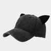 Fashion Cute Ear Cat Ears Caps Breathable Unisex Visor Cap Peaked Cap Men