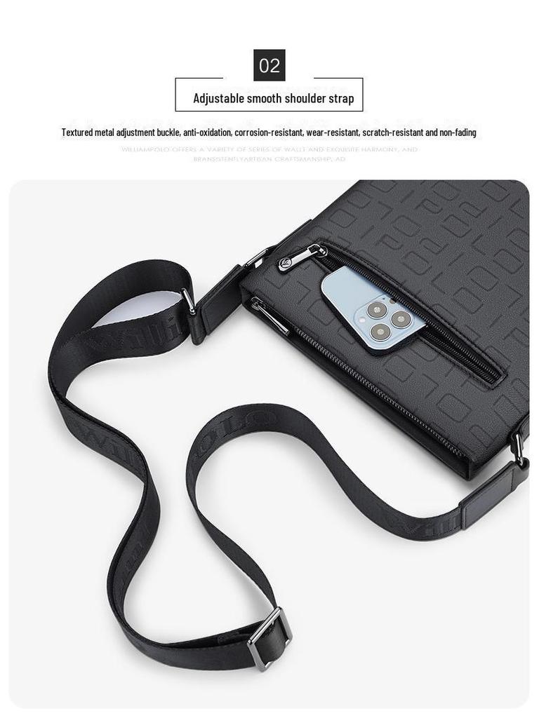 Męska torba Crossbody i na ramię King Paul o dużej pojemności - Teczka Business Casual