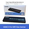8-Port HDMI Switcher, 4K 60Hz, 8-In To 1-Out, Share 8 Devices with One Monitor