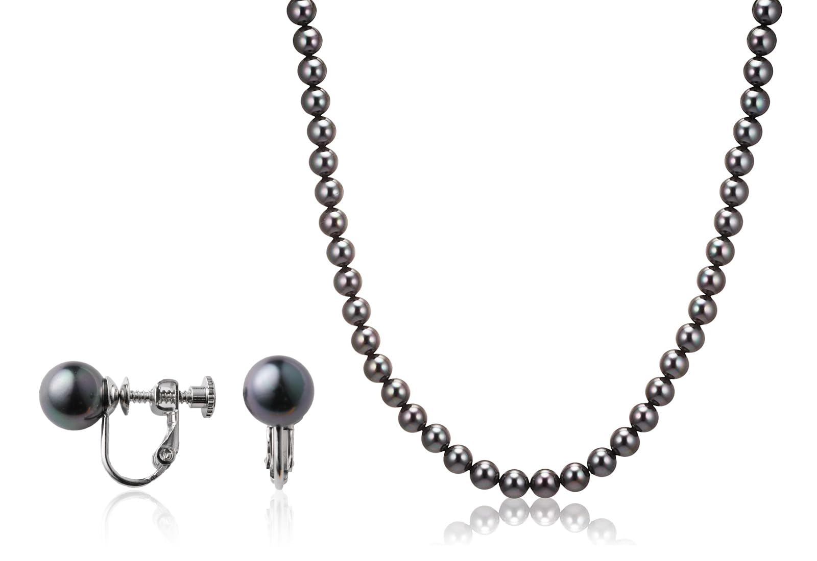 

искусственный жемчуг с красивым блеском, не уступающим настоящему Жемчужное ожерелье для формального из натуральной ракушки застежка серьги 42 см aniva organic