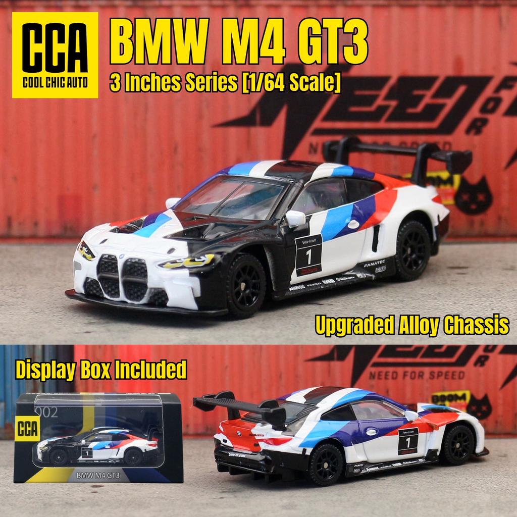 ACD1 1/64 BMW M4 GT3 Toy Car Model CCA MSZ 1:64 Diecast Vehicle Miniature Free Wheels Collection Suitable for Hot Wheels Gift Kid