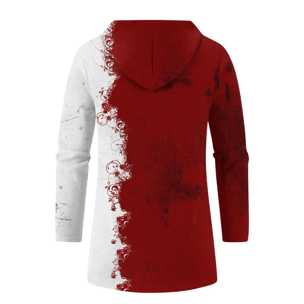 Sportstreningsdrakt med hette Unisex løpeantrekk Langermet genser Hettegenser Genser