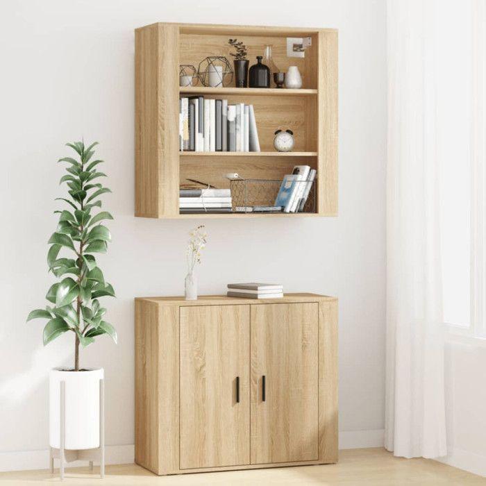 VidaXL Highboard Sonoma Oak Engineered Wood 3185362