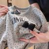Girls' Cute Cartoon Hoodie & Pants Set - Spring/Autumn Sportswear Two-Piece Outfit