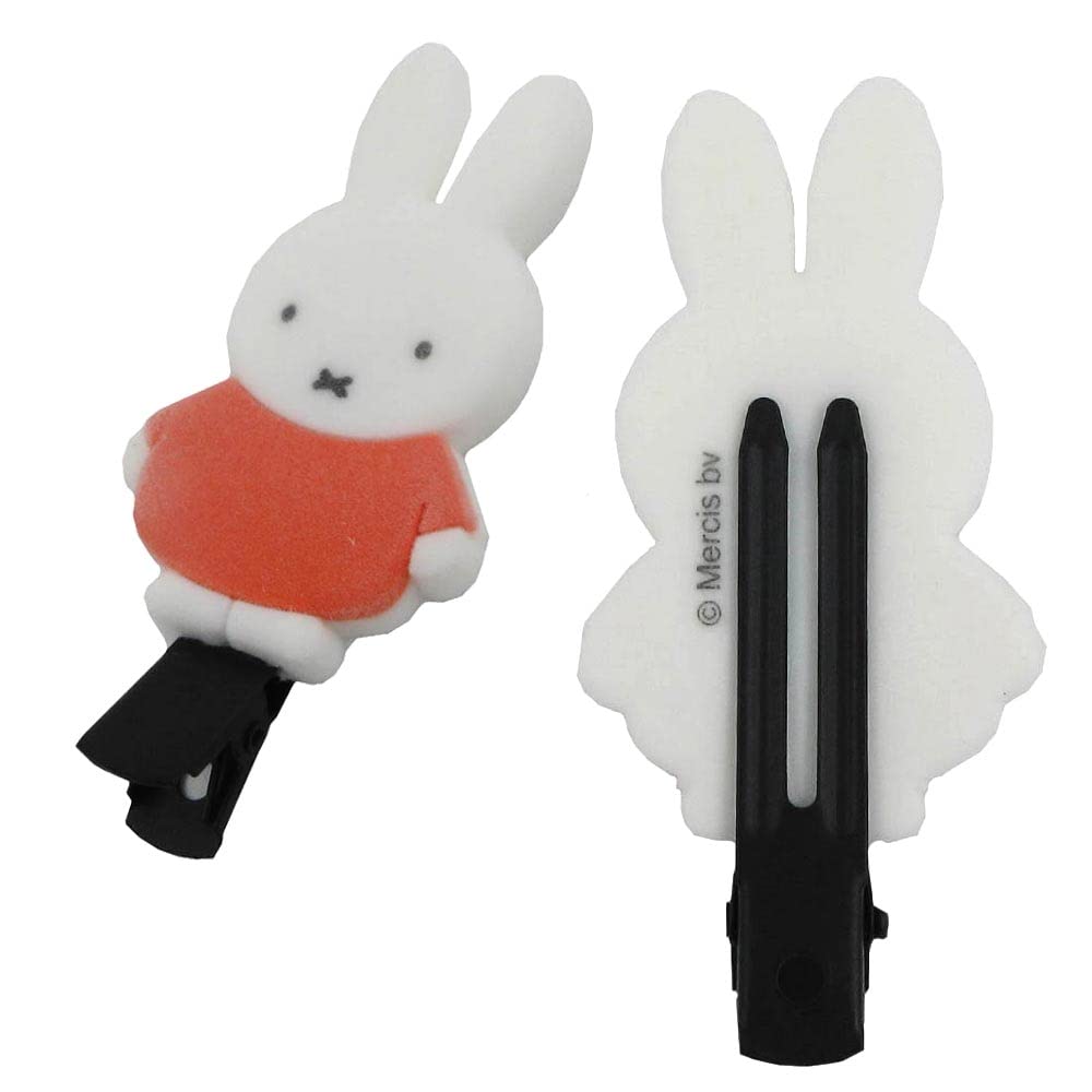 Shobido Miffy Flocked Bangs Hair Cute Hair miffy Hair Accessories Die-Cut Clip, Accessory, Clip, 387735,