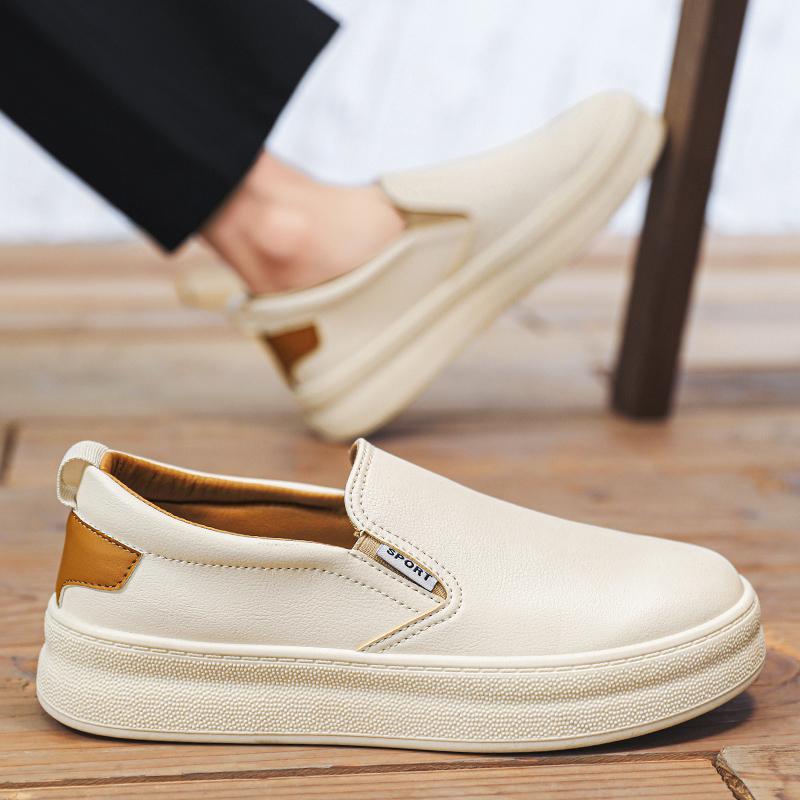 

2024 Autumn Fashion Shoes for Men Slip-on Men s Vulcanize Shoes Casual Preppy Man s Sneakers Sport Breathable Versatile Sneakers