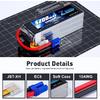 Zeee 6S 5200mAh Lipo Battery 22.2V 100C Softcase with EC5 Plug for RC Car Airplane Helicopter Truck Buggy Boat RC Models Parts