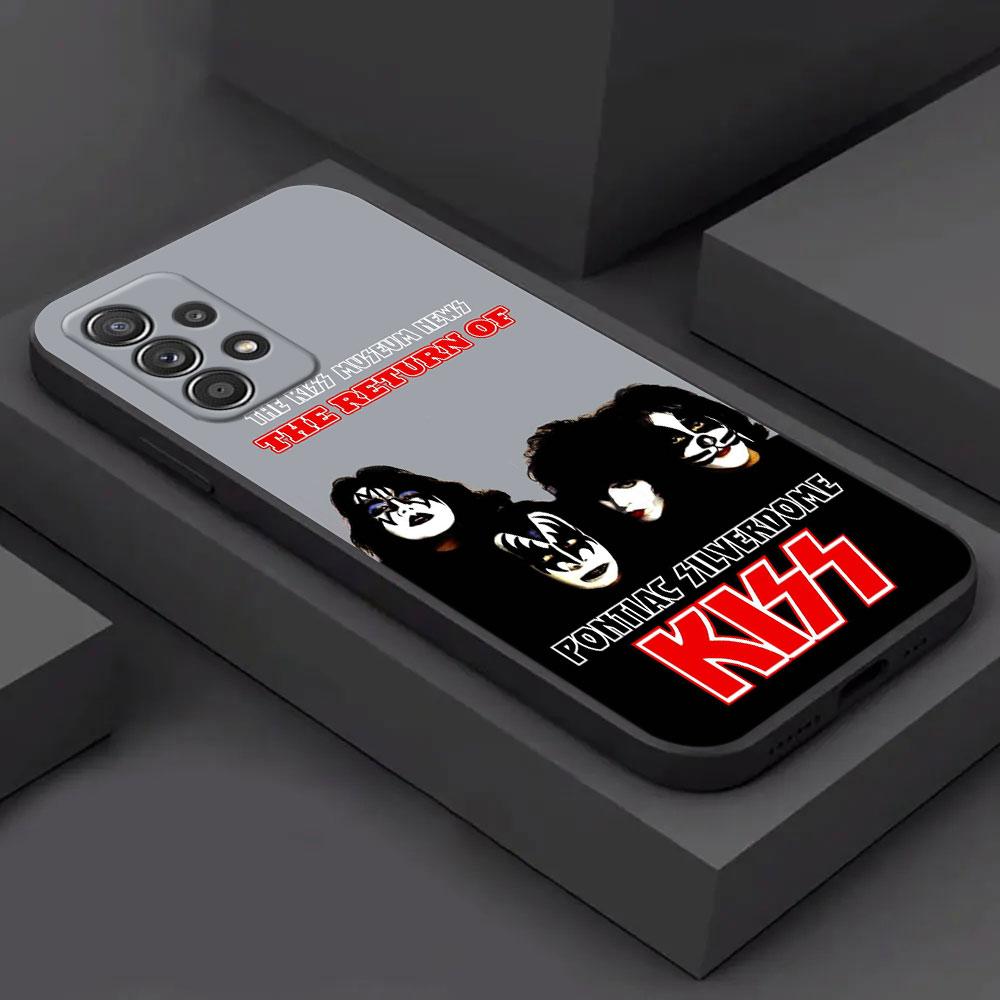 Kiss Classics Rock Band Phone Case For Samsung Galaxy A15 A25 A24 A23 A22 A21S A20s A13 A10 A05S A04 A03 A02 A14 Soft Back Cover