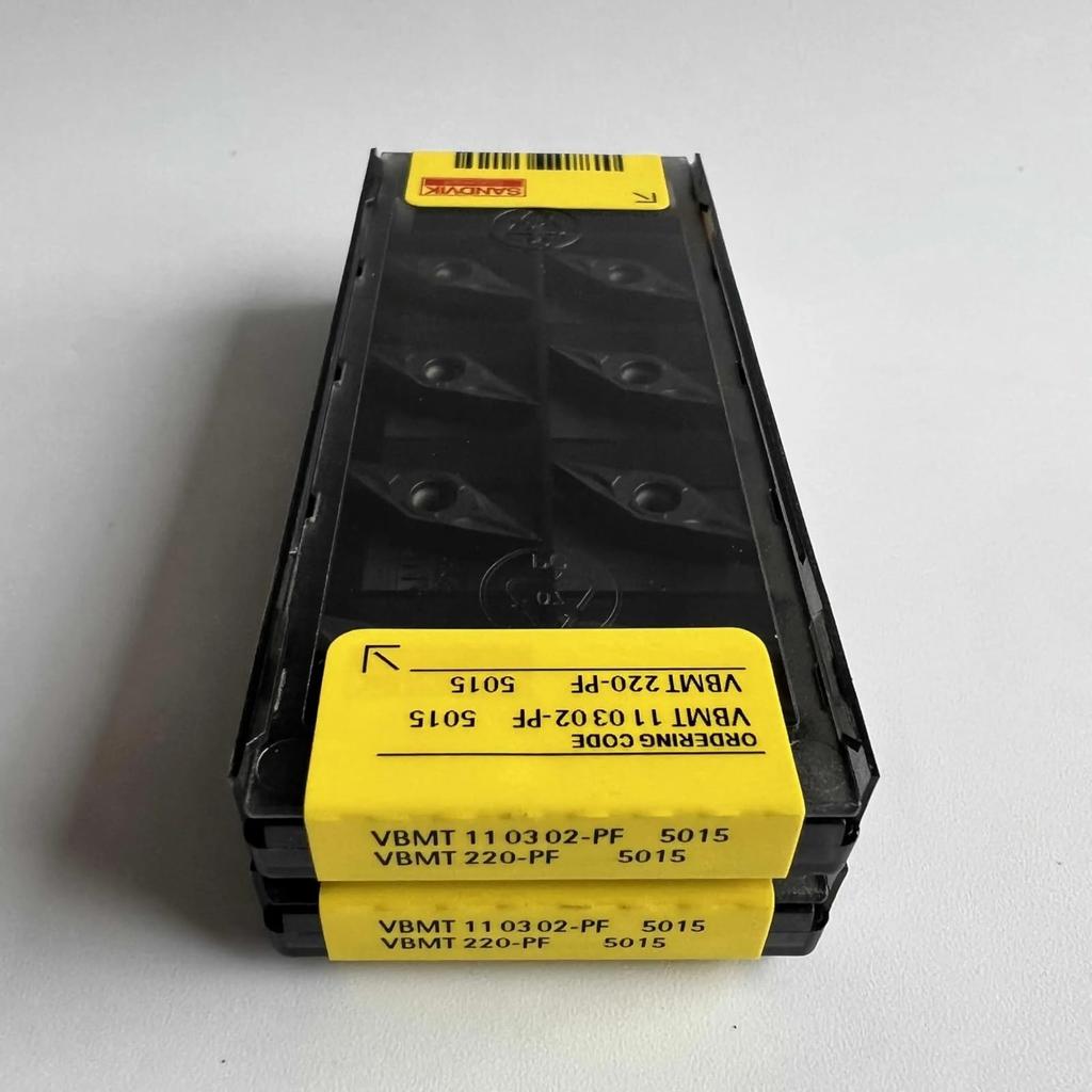 Sandvik / VBMT110302-PF 5015  / CNC lathe carbide blade tool 10 PCS