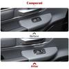 4X Interiör Fönsterhissknapp Ram Dekor Cover Trim för Dodge Ram 2018+ Krom