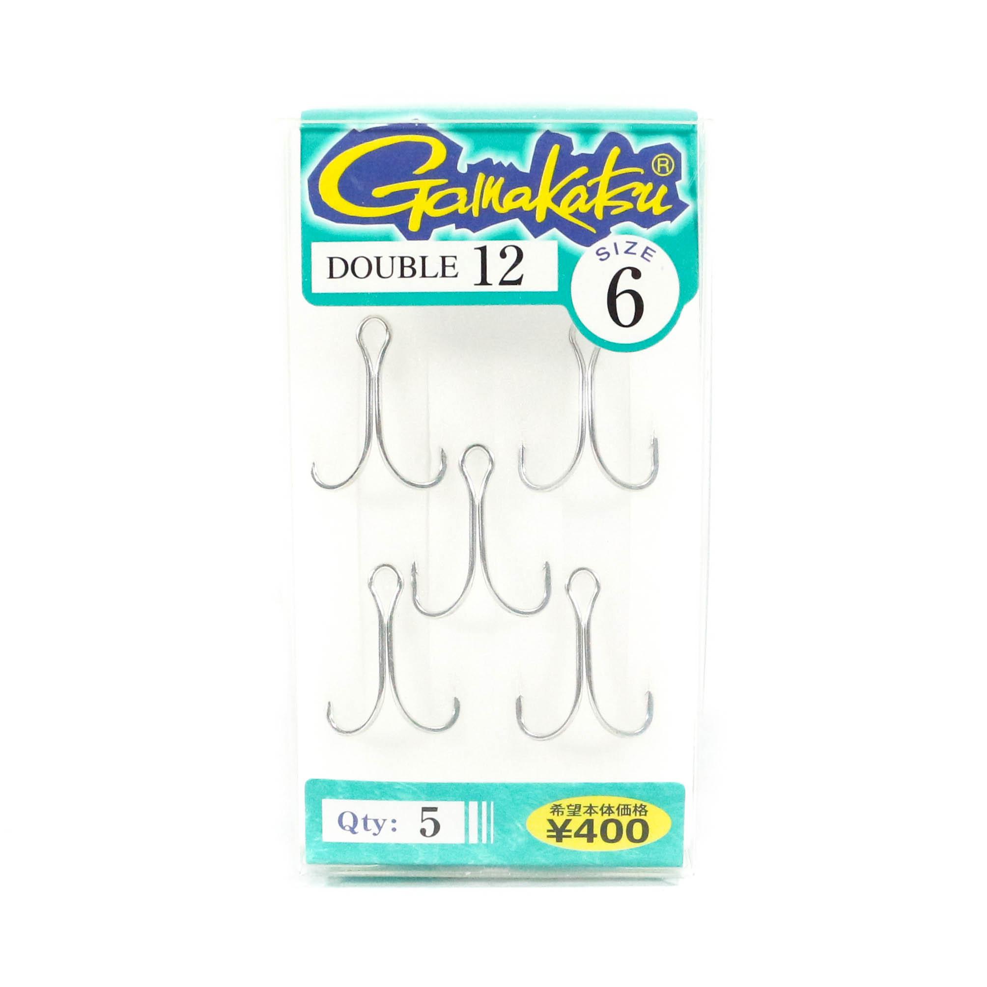 

Gamakatsu 66242 Крючок Double Stinger, 12 шт., размер 6,5 шт. В упаковке (1163)