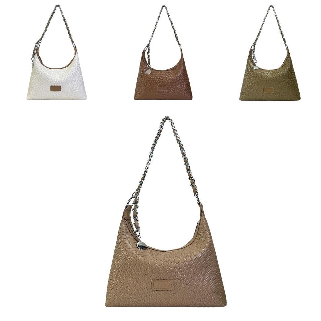 2023 New Korean Style Fashion Small Batch Design Women's Bag Simple Commuter Chain Hand-held Trendy Versatile Single Shoulder Bag