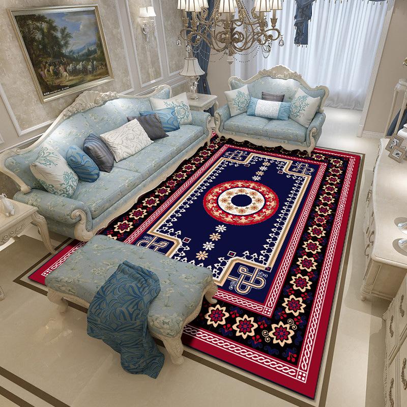 New Retro Persian Abstract Bedroom Living Room Carpet Bohemian Ethnic Style Coffee Table Sofa Carpet Bedside Carpet
