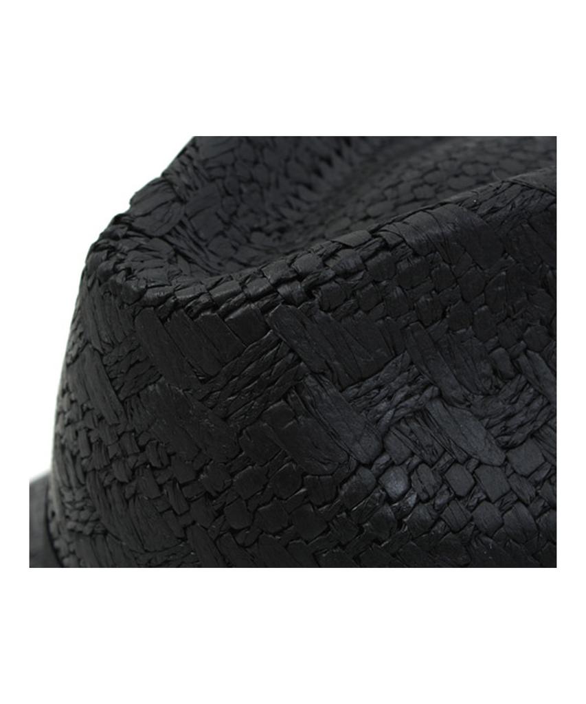 Yunibeosyeolkemiseuteuli Modern Black Panama Hat Bk Panama Hat