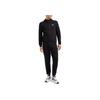 Emporio Armani EA7 FW24 Letter Logo Printed Hooded Zip Long Sleeve Casual Sports Suit Men suit Black 8NPV68-PJVTZ-1200