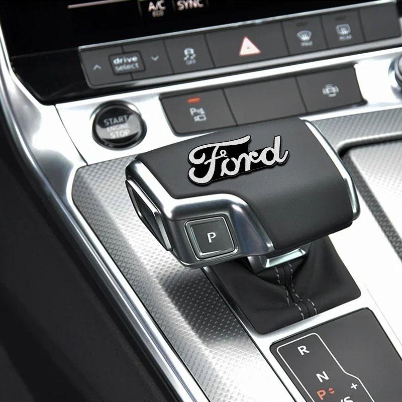 3D Bilstyling Klistermärke Aluminium Emblem Interiör Högtalare Ljud Badge För Ford Focus Mondeo Kuga Fiesta MK7 Escort Explorer Edge 2 4 MK2 MK4