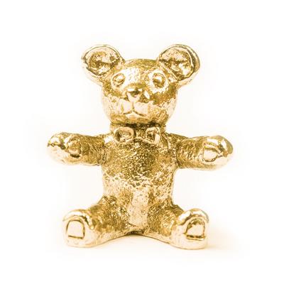 Teddy Bear 22ct Gold Plated Made In England Art Figure Collection
