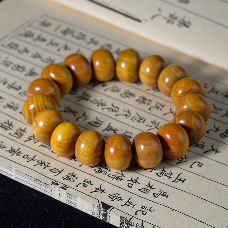 Bracelet Abaque Bois de Santal Rouge, Vert et Violet avec Perles de Jujube et Espaceurs Articulés en Bambou - Design Unisexe