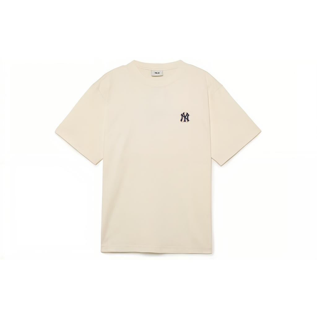 New MLB T Shirts Unisex Ecru 3ATSM0334-50CRD