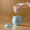 Edenus Tang Dynasty Tea Feast Powder Blue Glaze Teacup