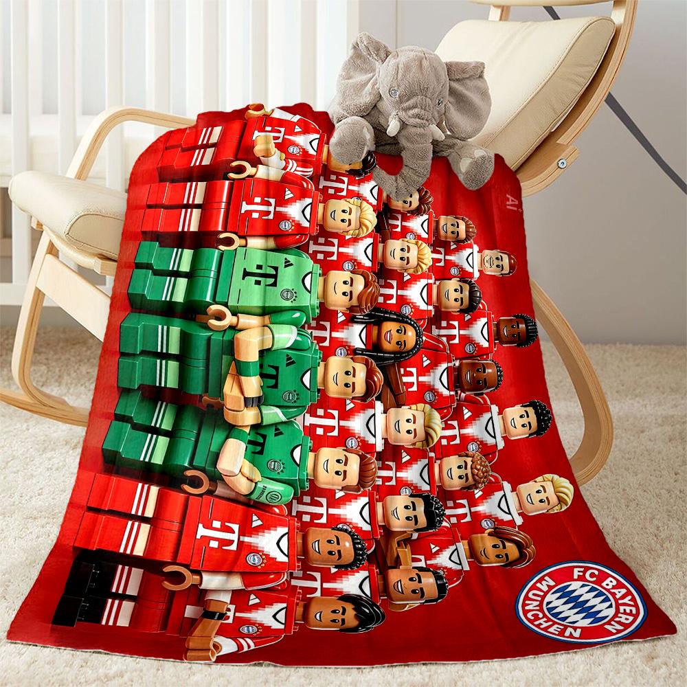 Bayern Munich Blanket Ultra-Soft Suitable for Livingroom Seaside Chair for All Seasons Stylish Decor Unique Gift for Family and Friends Camping