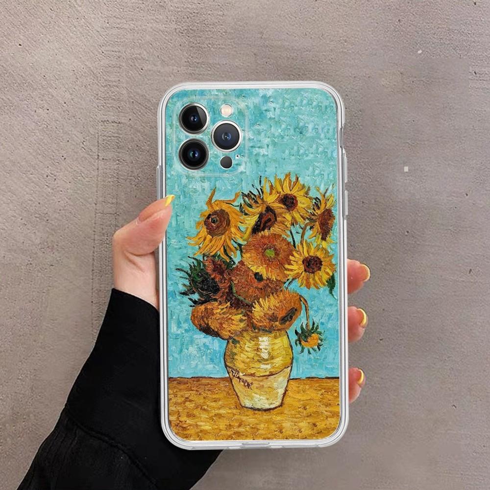 Van Gogh Starry Sky Art Phone Case For iPhone 14 11 12 13 Mini Pro XS Max Cover 6 7 8 Plus X XR SE 2020 Funda Shell