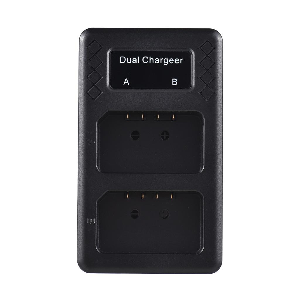 Portable 2 slot Battery Charger for Godox V1 V860III Series Flash Speedlite Batteries VB26A VB26B VB30