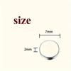 50pcs 7x1/2/3mm Magnets - High Power Round Magnets for DIY, Whiteboard & Industrial Use